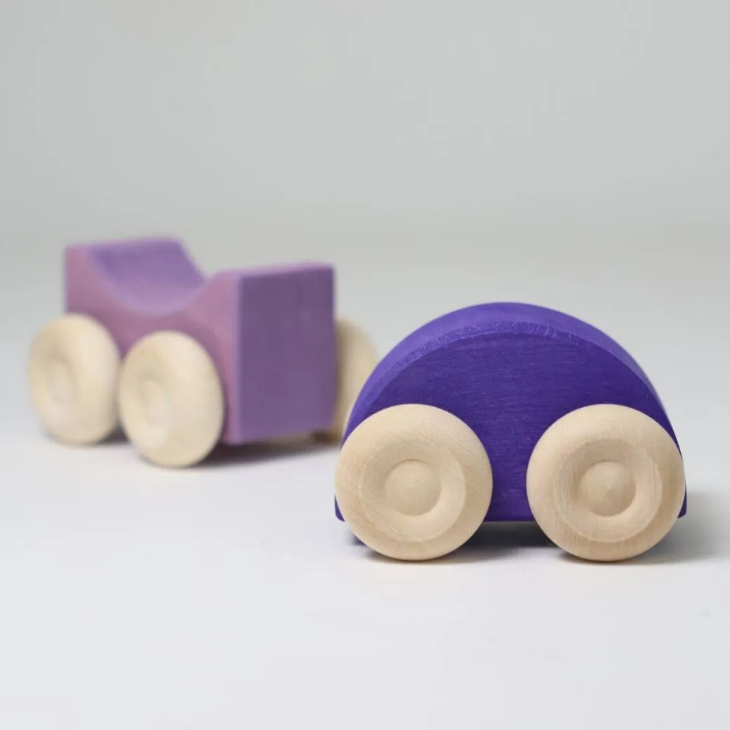 Wooden Stacking Cars