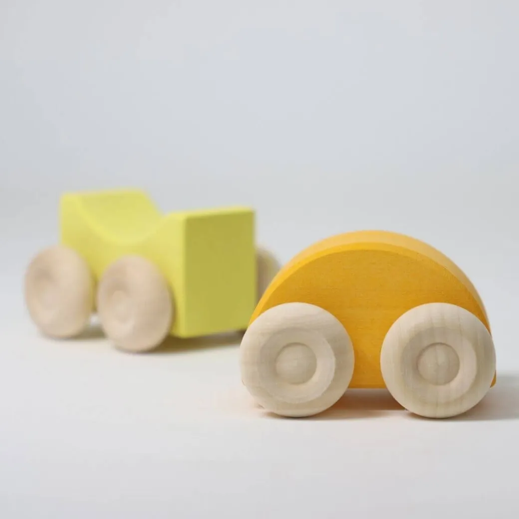 Wooden Stacking Cars