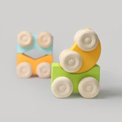 Wooden Stacking Cars