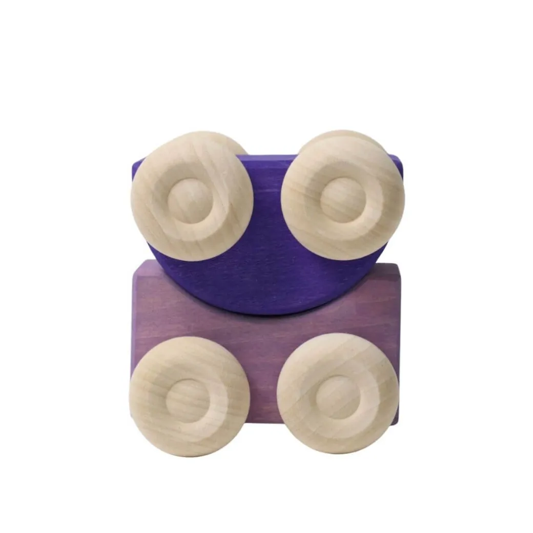 Wooden Stacking Cars