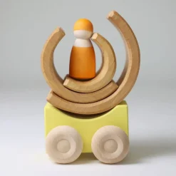 Wooden Stacking Cars