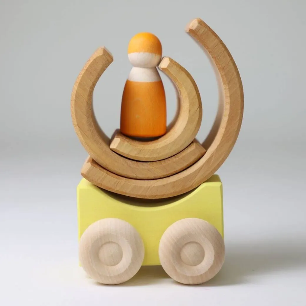 Wooden Stacking Cars