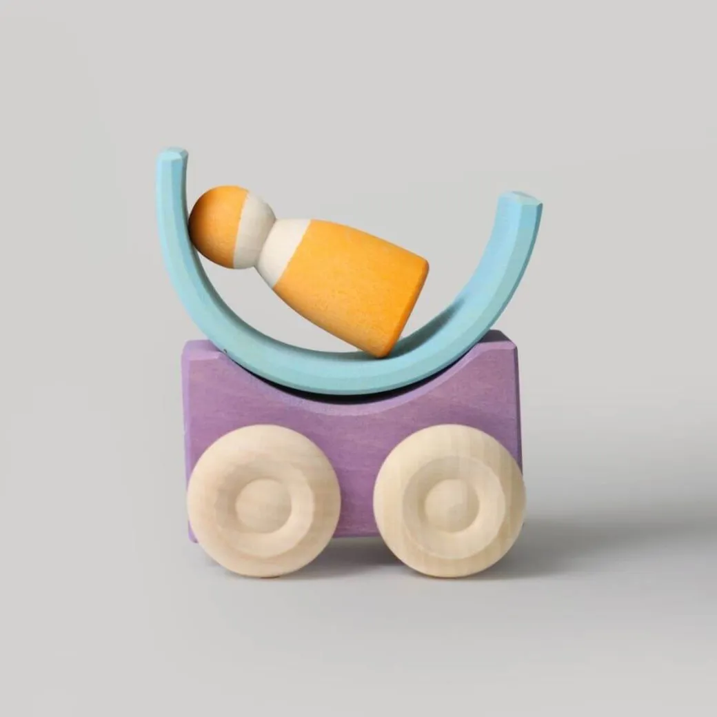 Wooden Stacking Cars