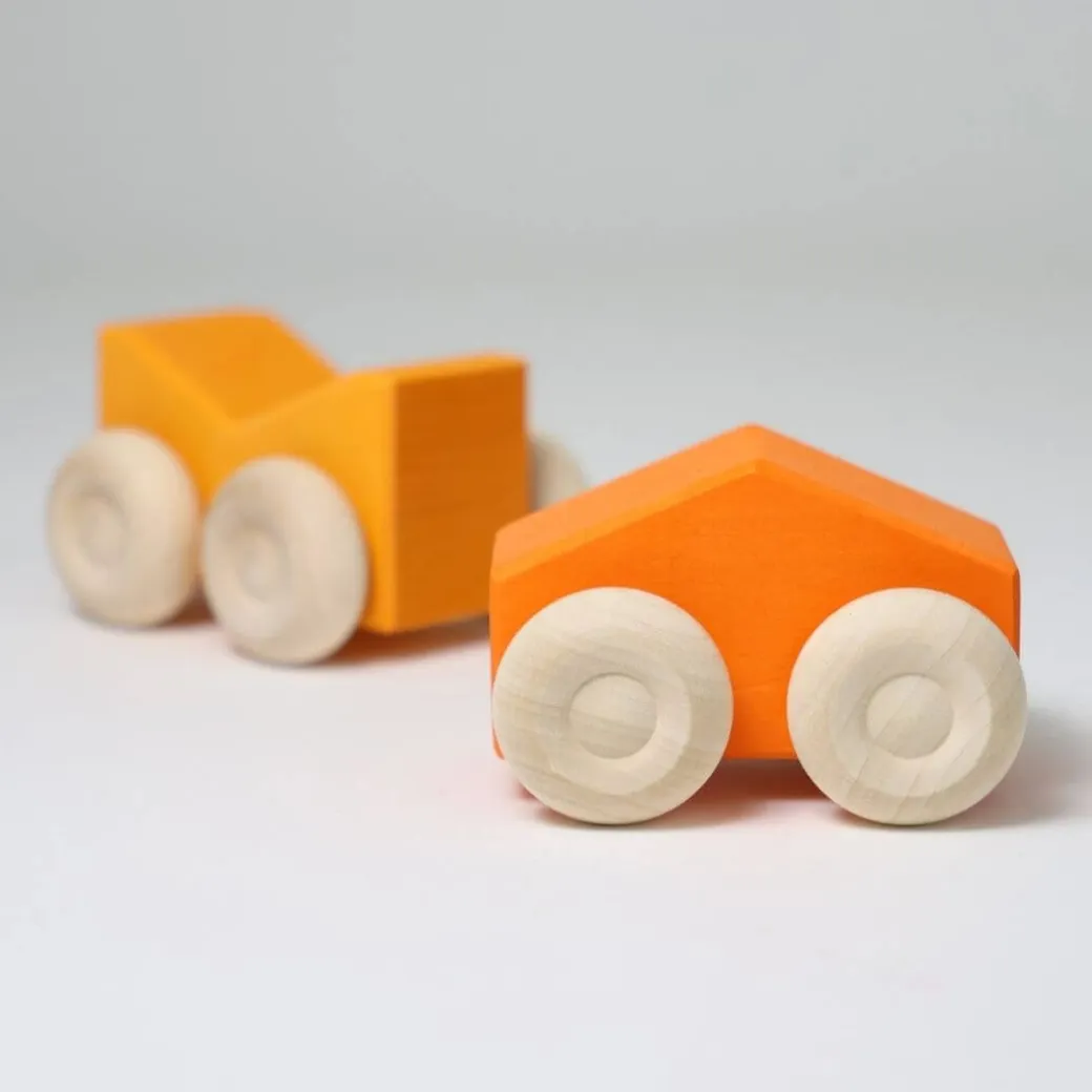 Wooden Stacking Cars