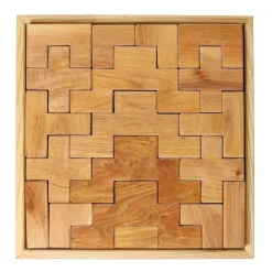 Wooden Stairway Building Blocks Set