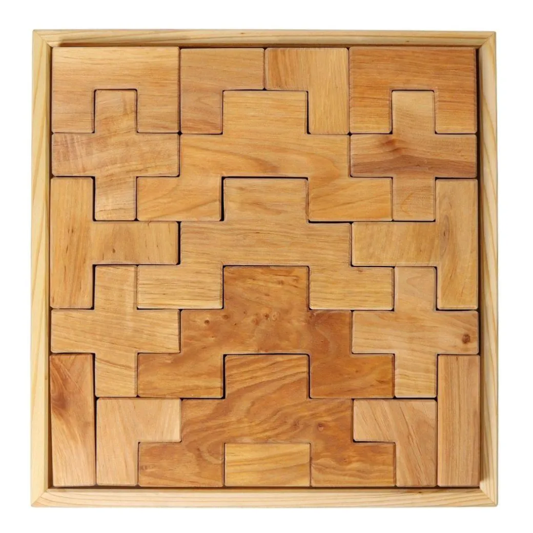 Wooden Stairway Building Blocks Set