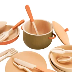 Wooden Tableware Set - Herbal Palette