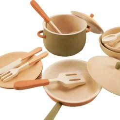 Wooden Tableware Set - Herbal Palette