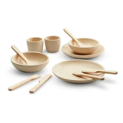 Wooden Tableware Set - Play Dishes