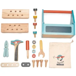 Wooden Tap Tap Tool Box Play Set