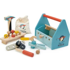 Wooden Tap Tap Tool Box Play Set
