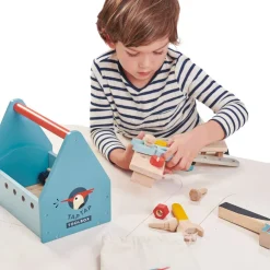Wooden Tap Tap Tool Box Play Set