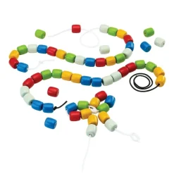 Wooden Threading Beads Set