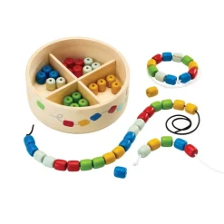 Wooden Threading Beads Set