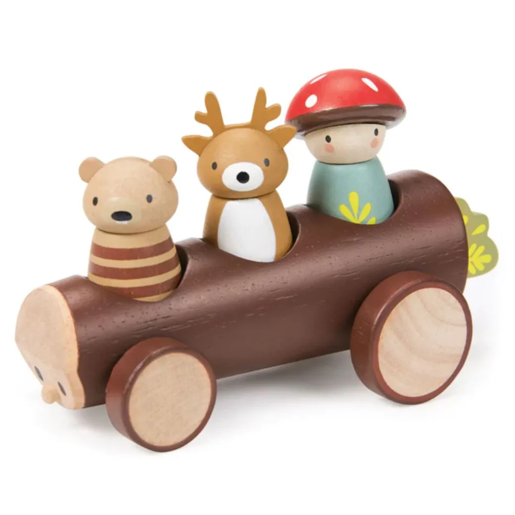 Wooden Timber Taxi