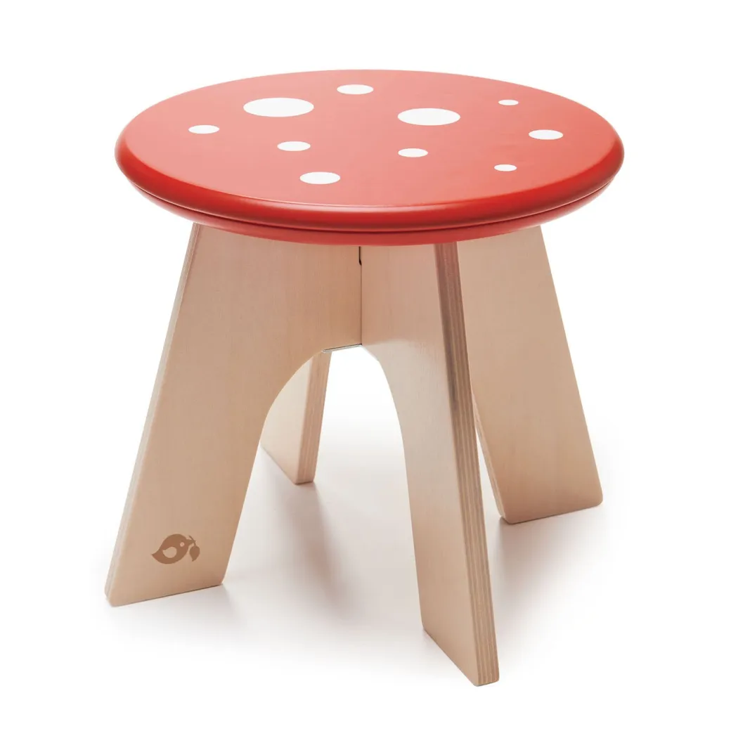 Wooden Toadstool Seat