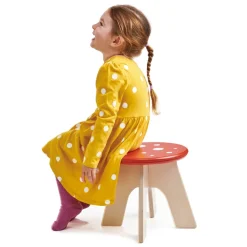 Wooden Toadstool Seat