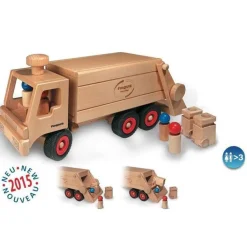 Wooden Toy Garbage Truck