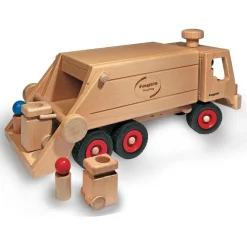 Wooden Toy Garbage Truck