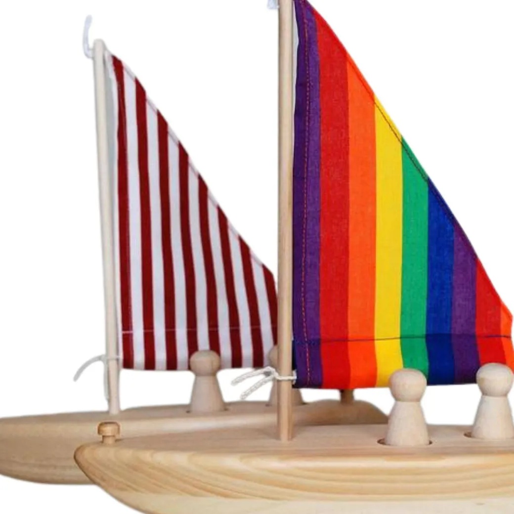 Wooden Toy Sailboat
