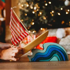 Wooden Toy Sailboat