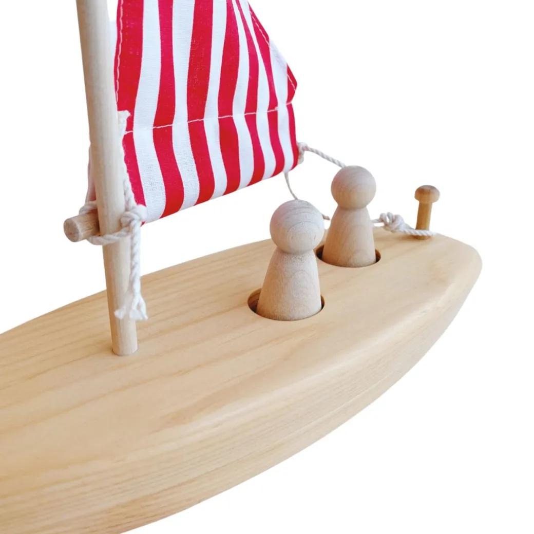 Wooden Toy Sailboat