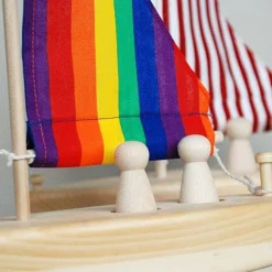 Wooden Toy Sailboat