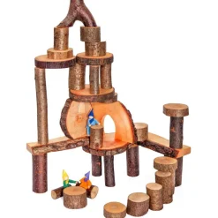 Wooden Tree Branch Eco-Blocks - 36 Piece Set