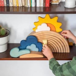 Wooden Weather Building Set