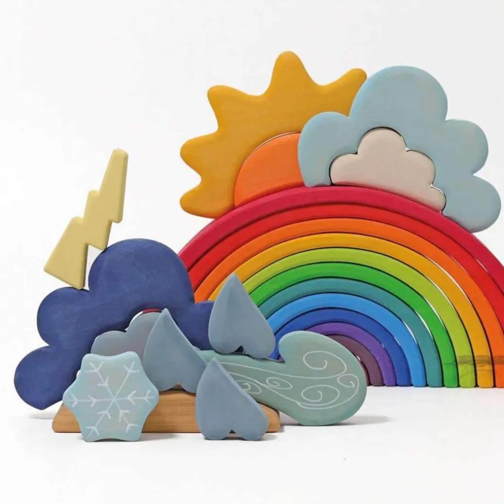 Wooden Weather Building Set