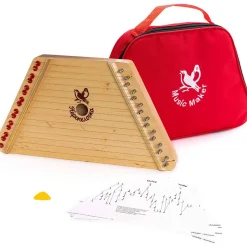 Wooden Zither with Case