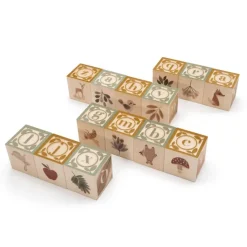 Woodland Watercolor ABC Blocks