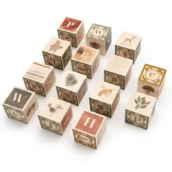 Woodland Watercolor ABC Blocks