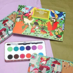 Woodland Watercolors & Italian Paper Pad Set