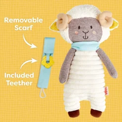 Woolbert the Ram Cuddly Baby Sensory Toy