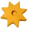 Yellow Star Candle Holder